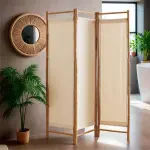 Paravent pliable en bambou 3 panneaux (135 x h170 cm) hano�