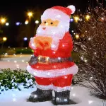 Père noël lumineux 60 led (h41 cm) billy blanc froid Père noël lumineux 60 led (h41 cm) billy blanc froid