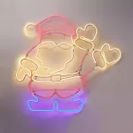 P�re no�l lumineux 627 led (h65 cm) n�on moov light multicolore