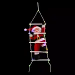 P�re no�l lumineux � piles 30 led (h60 cm) otto multicolore