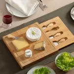 Plateau de fromage bambou (30 x 30 cm) siao naturel Plateau de fromage bambou (30 x 30 cm) siao naturel