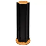 Porte capsules caf (h35 cm) nespresso nera noir et naturel