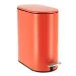 Poubelle � p�dale avec frein de chute black line terre de sienne