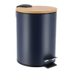 Poubelle � p�dale avec frein de chute timeless bleue