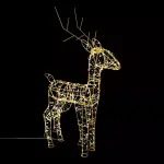 Renne lumineux 600 led (h75 cm) p�gase or