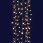Rideau lumineux interconnectable h2 m l2 m 96 led flash blanc chaud