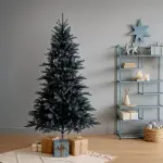 Sapin artificiel de no�l (h180 cm) munich noir