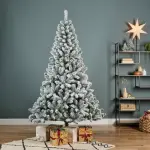 Sapin artificiel de no�l (h210 cm) king vert enneig�
