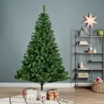 Sapin artificiel de no�l (h240 cm) naturia vert sapin
