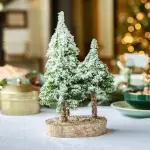 Sapin artificiel de table (h23 cm) petit bois vert Sapin artificiel de table (h23 cm) petit bois vert