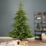 Sapin de no�l artificiel lumineux 250 led (h150 cm) glorious vert sapin
