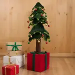 Sapin de noël lumineux à piles (h115 cm) mon beau cadeau Sapin de noël lumineux à piles (h115 cm) mon beau cadeau