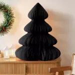 Sapin papier  poser (h90 cm) fermeture magntique noir