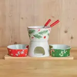 Set  fondue au chocolat en porcelaine nol gourmand