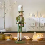 Soldat casse - noisette en bois (h38 cm) henri et calendrier vert