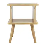 Table de chevet bois (h40 cm) ella beige