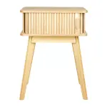 Table de chevet bois (h54 cm) tim beige