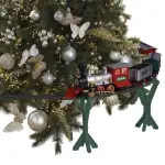 Train lectrique musical  piles pour sapin (d88 cm) king's cross