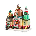 Village de no�l lemax lumineux magasin de bonbons la joyeuse menthe