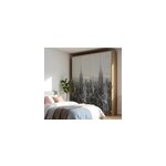 Sticker pour porte placard gratte - ciels de new york