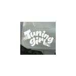 Adh�sif voiture tuning girl flammes