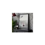Affiche abstrait sauter vers le verre de vin Affiche abstrait sauter vers le verre de vin