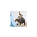Animaux r�alistes avec autocollant animal sauvage ours