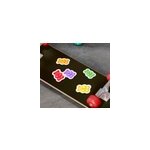 Autocollant alimentation planche  roulettes bonbons ours