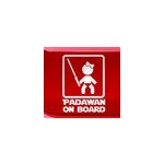 Autocollant bb  bord star wars padawan fille