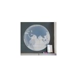 Autocollant carte transparence indien