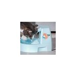 Autocollant chat gamelle d'eau avec nom