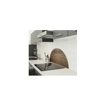 Sticker cuisine demi cercle effet bois
