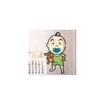 Autocollant enfant bb peluche couleur