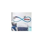 Autocollant de football infini personnalis�