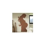 Autocollant mural femme enceinte