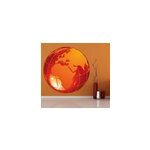 Autocollant plan�te terre orange