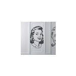 Syticker porte wc coin des dames