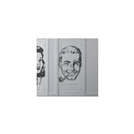 Sticker wc coin des hommes