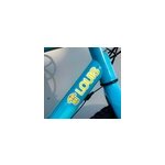 Autocollant v�lo maillot cycliste jaune personnalis�