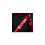Autocollant vlo maillot cycliste rouge personnalis