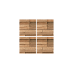 Dessous de verre avec motif bois abstrait