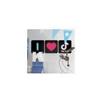 J'aime tik tok home sticker mural