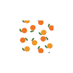 Papier peint cuisine oranges de dessin anim�