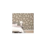 Papier peint imitation pierre naturelle beige