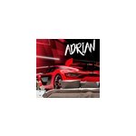 Papier peint chambre ado voiture de sport rouge