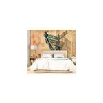 Papier peint new - york style vintage art timbre Papier peint new - york style vintage art timbre
