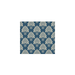 Papier peint baroque motif fleuri ancien