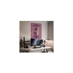 Poster chambre club de jeux rtro rose