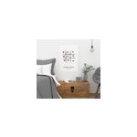 Poster couple jeu du morpion personnalisable