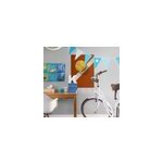 Poster mural motif balle de tennis